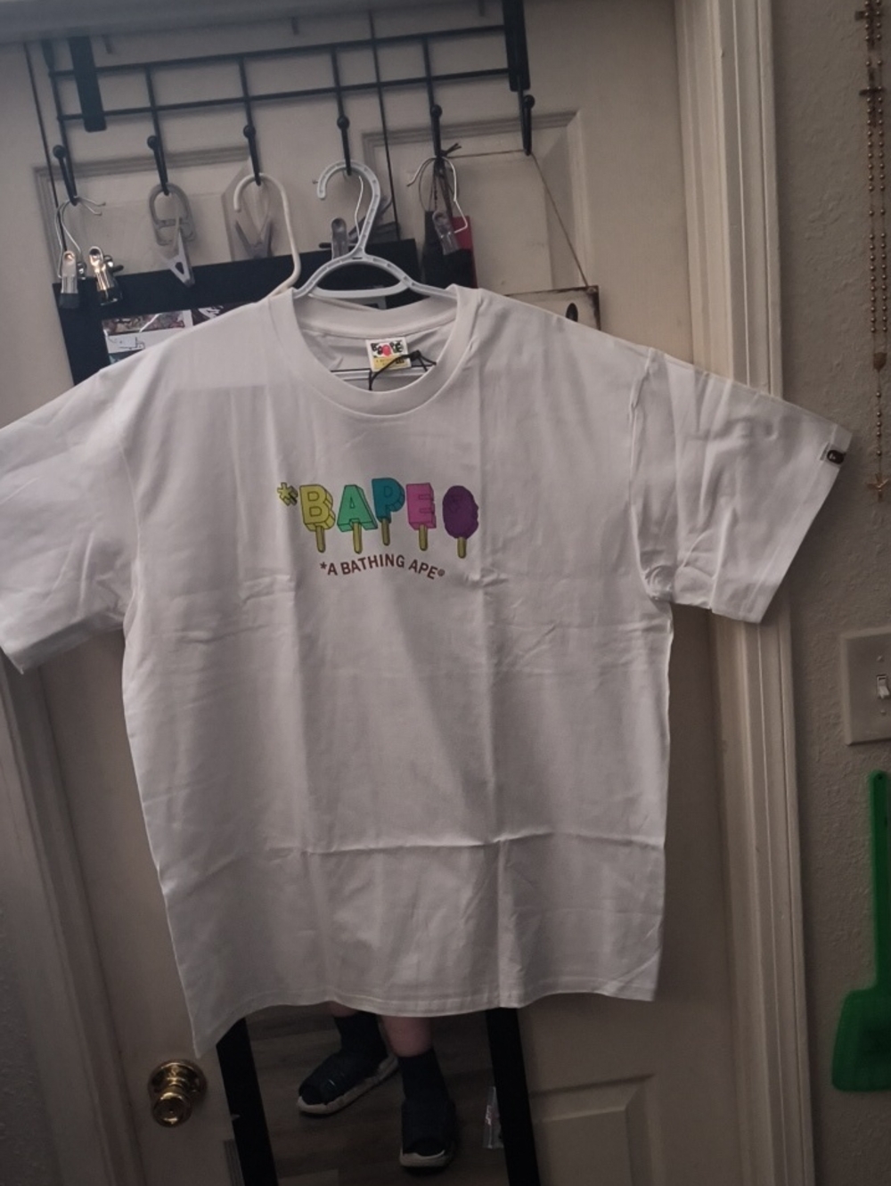 BAPE White Ice cream shirt Size 2XL Runs Small Size XL